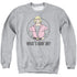 MASTERS OF THE UNIVERSE/WHATS GOIN ON - ADULT CREWNECK SWEATSHIRT - ATHLETIC HEATHER