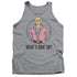MASTERS OF THE UNIVERSE/WHATS GOIN ON - ADULT TANK - ATHLETIC HEATHER