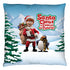 SANTA CLAUS IS COMIN TO TOWN/KRIS AND TOPPER - THROW PILLOW