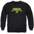 KUNG FU PANDA/LOGO - ADULT CREWNECK SWEATSHIRT - BLACK