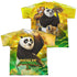 KUNG FU PANDA/PO AND FRIENDS (FRONT/BACK PRINT) - S/S YOUTH POLY CREW - MULTI