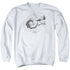 KUNG FU PANDA/FACE OFF - ADULT CREWNECK SWEATSHIRT - WHITE