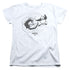 KUNG FU PANDA/FACE OFF - S/S WOMENS TEE - WHITE