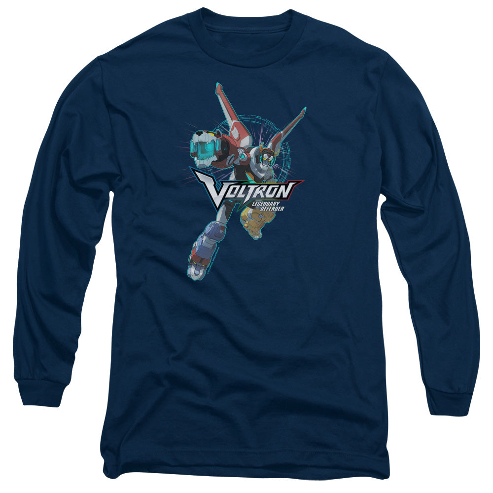 VOLTRON/DEFENDER POSE -  L/S ADULT 18/1  - NAVY