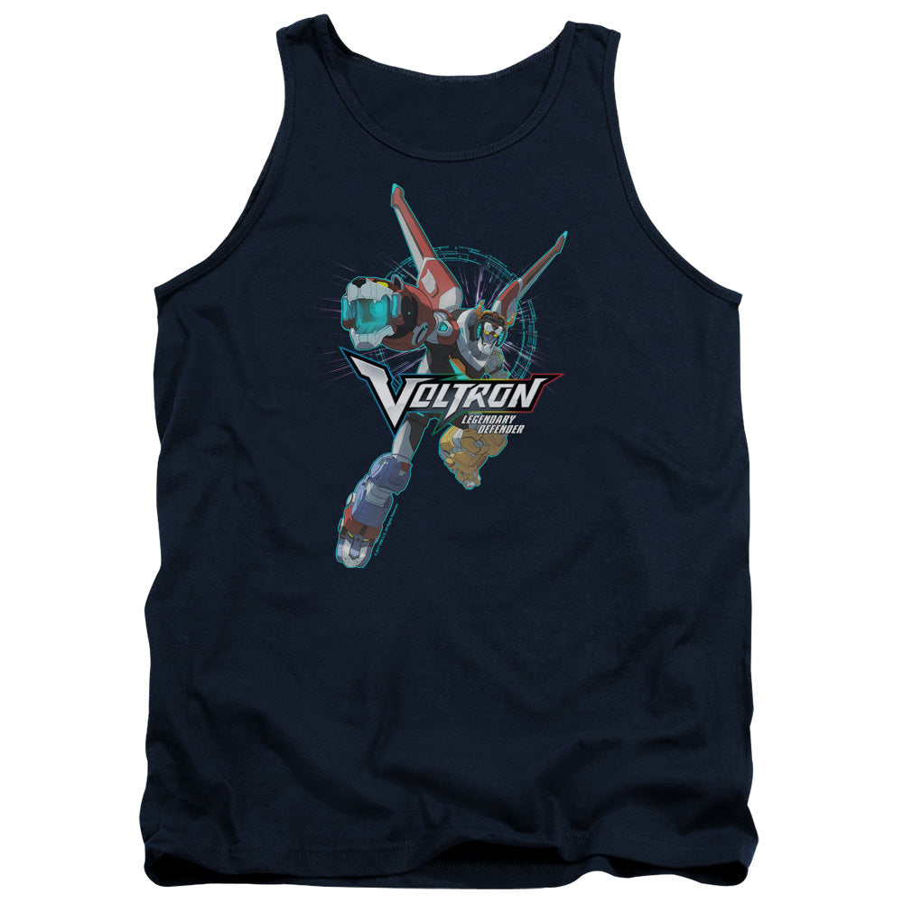 VOLTRON/DEFENDER POSE - ADULT TANK - NAVY