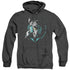 VOLTRON/DEFENDER NOIR - ADULT HEATHER HOODIE - BLACK