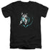 VOLTRON/DEFENDER NOIR - S/S ADULT V-NECK 30/1 - BLACK