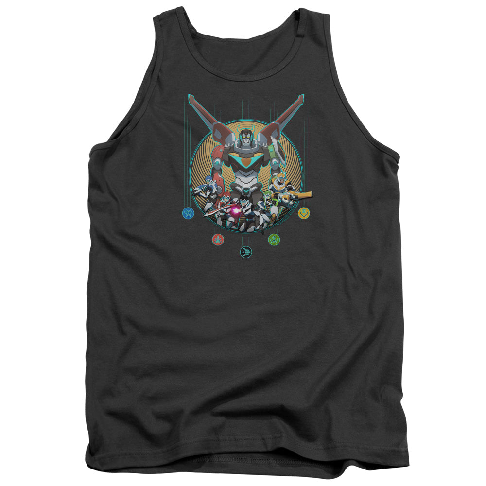 VOLTRON/ASSEMBLE - ADULT TANK - CHARCOAL