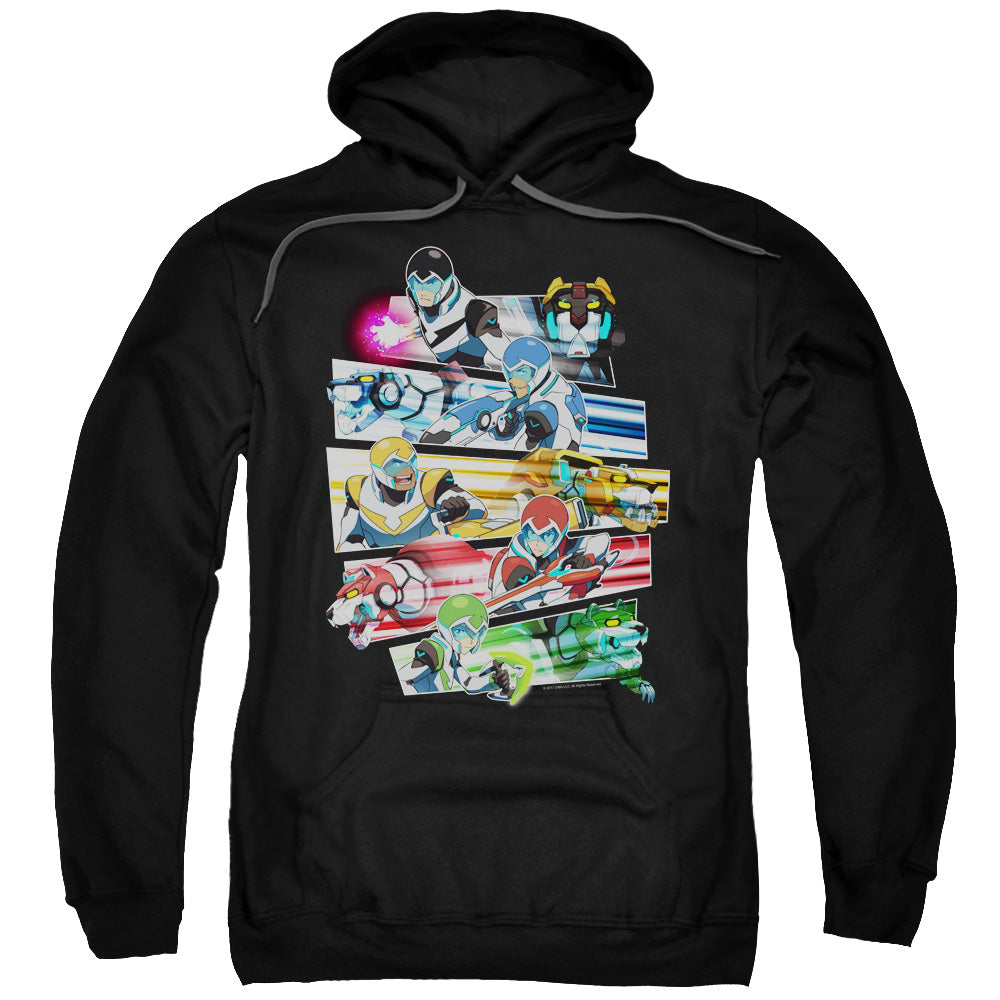 VOLTRON/PALADINS STRIKE - ADULT PULLOVER HOODIE - BLACK
