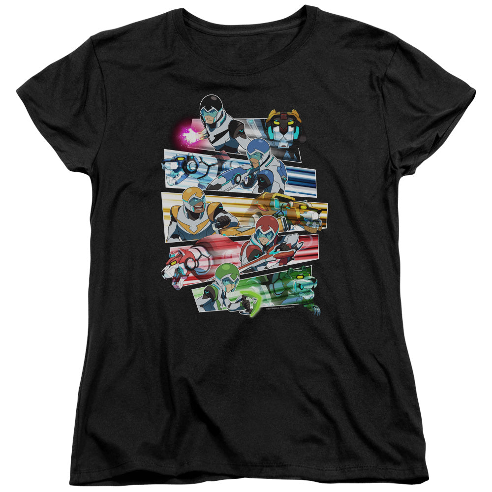 VOLTRON/PALADINS STRIKE - S/S WOMENS TEE - BLACK