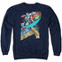 VOLTRON/CRISSCROSS - ADULT CREWNECK SWEATSHIRT - NAVY