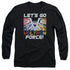 VOLTRON/LETS GO -  L/S ADULT 18/1  - BLACK