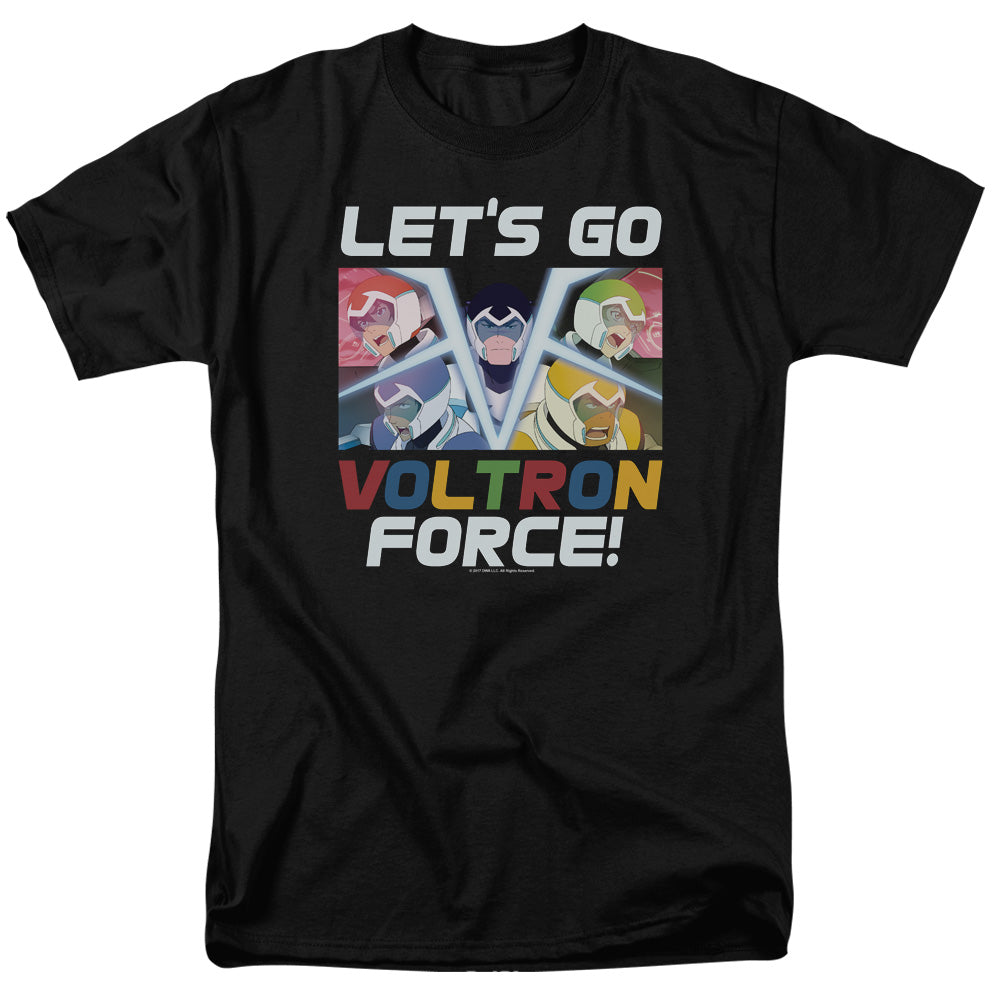VOLTRON/LETS GO - S/S ADULT 18/1 - BLACK