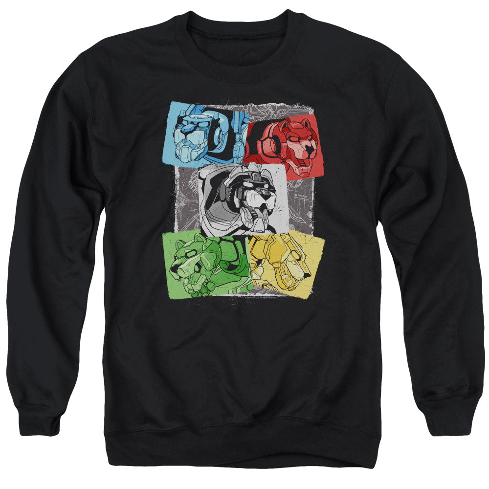 VOLTRON/PRIDE - ADULT CREWNECK SWEATSHIRT - BLACK