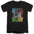 VOLTRON/PRIDE - S/S ADULT V-NECK 30/1 - BLACK