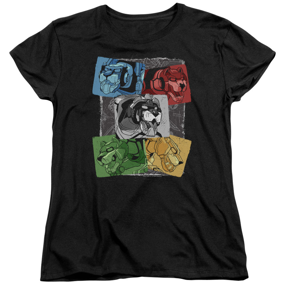VOLTRON/PRIDE - S/S WOMENS TEE - BLACK