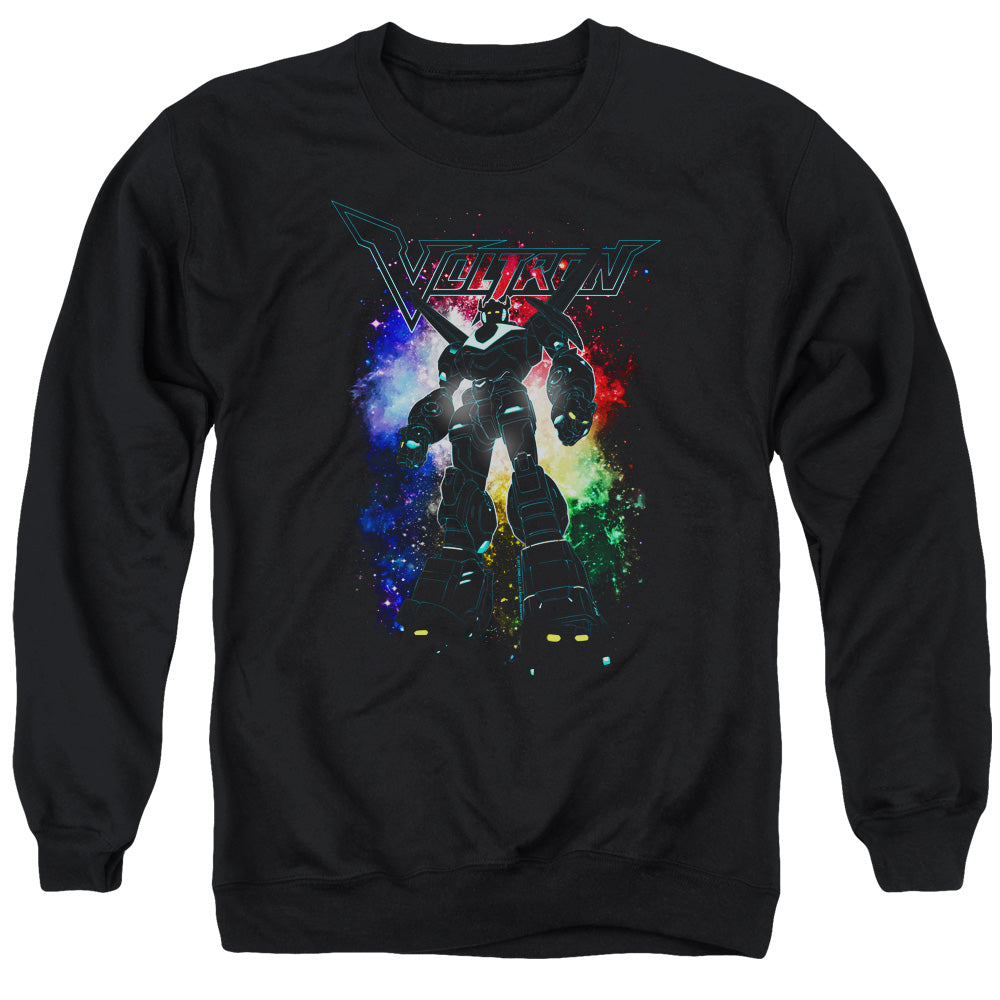 VOLTRON/GALACTIC DEFENDER - ADULT CREWNECK SWEATSHIRT - BLACK
