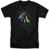 VOLTRON/GALACTIC DEFENDER - S/S ADULT TALL 18/1 - BLACK