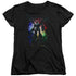 VOLTRON/GALACTIC DEFENDER - S/S WOMENS TEE - BLACK