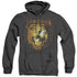 VOLTRON/HEAD SPACE - ADULT HEATHER HOODIE - BLACK