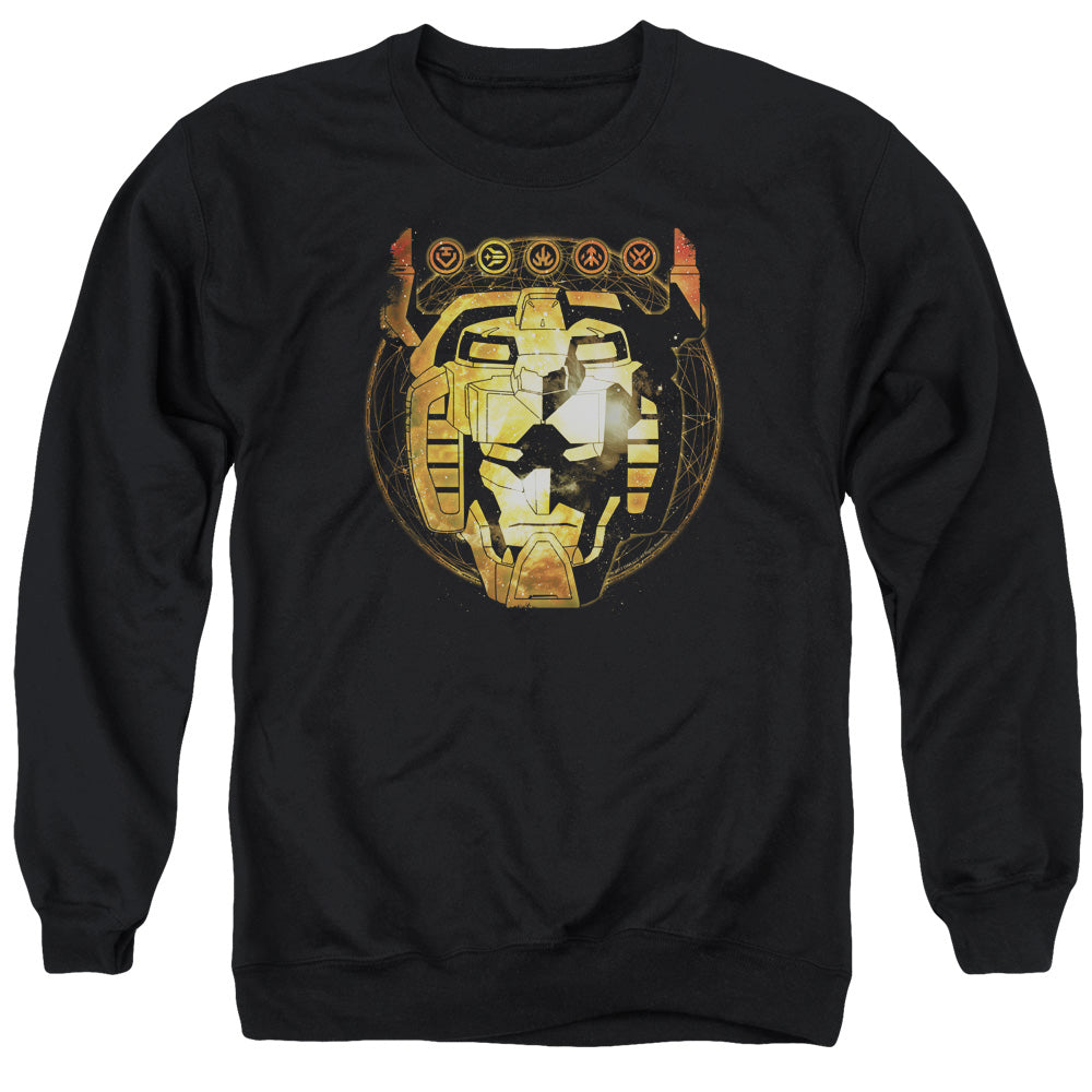 VOLTRON/HEAD SPACE - ADULT CREWNECK SWEATSHIRT - BLACK
