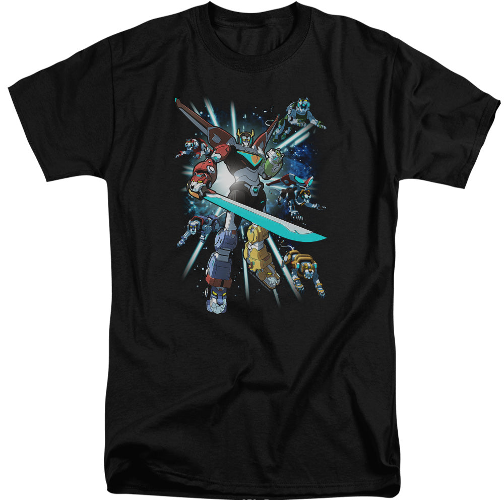VOLTRON/LIONS SHARE - S/S ADULT TALL 18/1 - BLACK