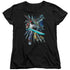 VOLTRON/LIONS SHARE - S/S WOMENS TEE - BLACK