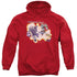 VOLTRON/ROBEAST - ADULT PULLOVER HOODIE - RED