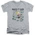 RICHIE RICH/MAKE IT RAIN - S/S ADULT V-NECK 30/1 - ATHLETIC HEATHER