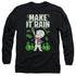 RICHIE RICH/MAKE IT RAIN - L/S ADULT 18/1 - BLACK