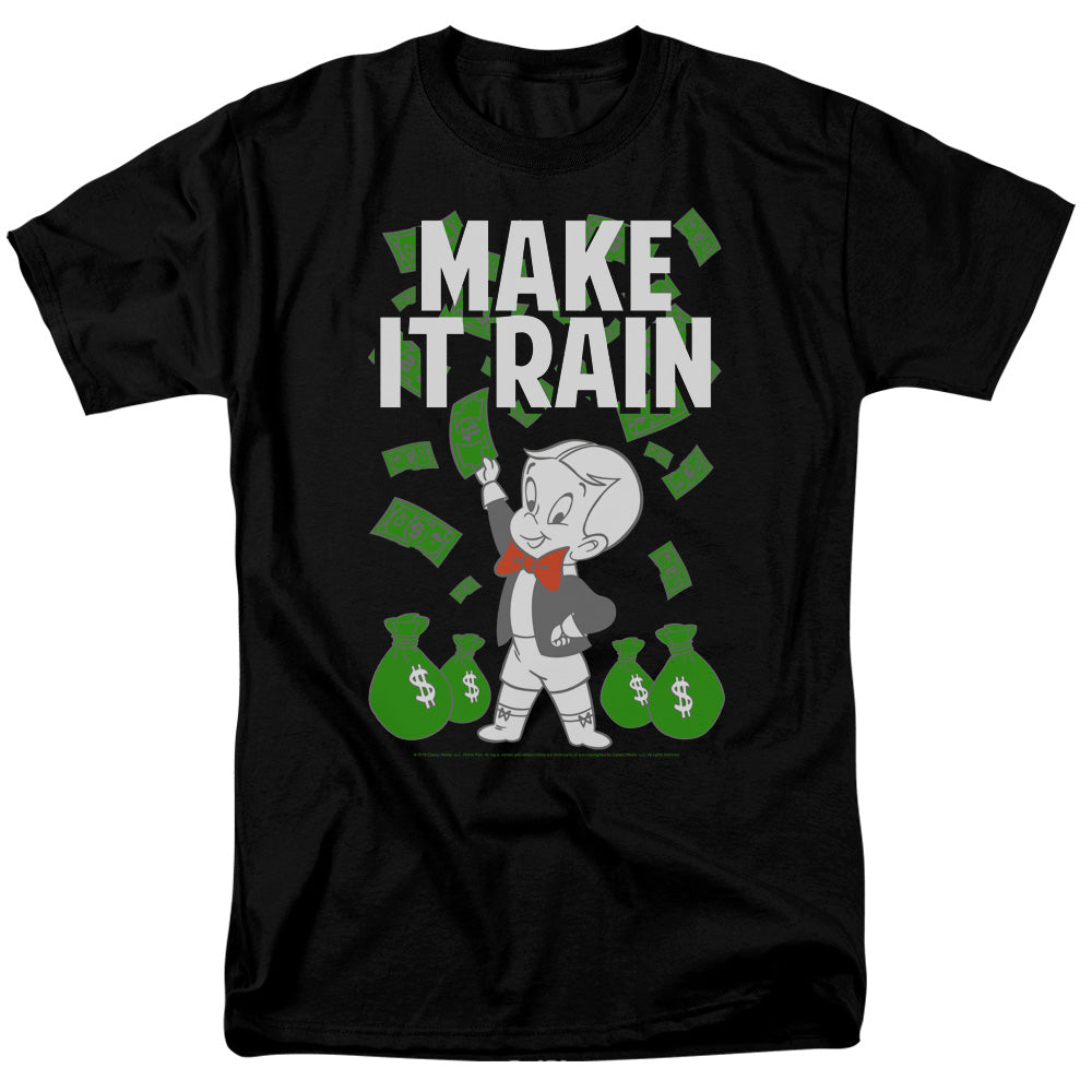 RICHIE RICH/MAKE IT RAIN - S/S ADULT 18/1 - BLACK