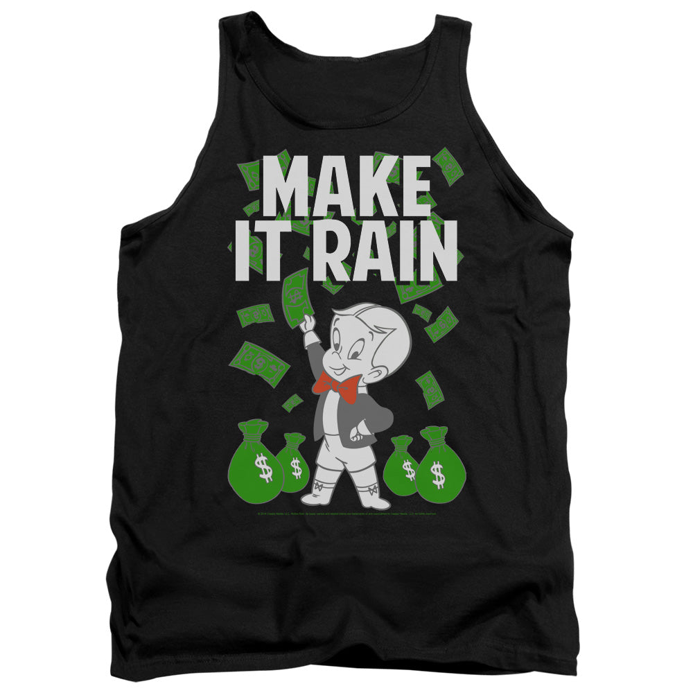 RICHIE RICH/MAKE IT RAIN - ADULT TANK - BLACK