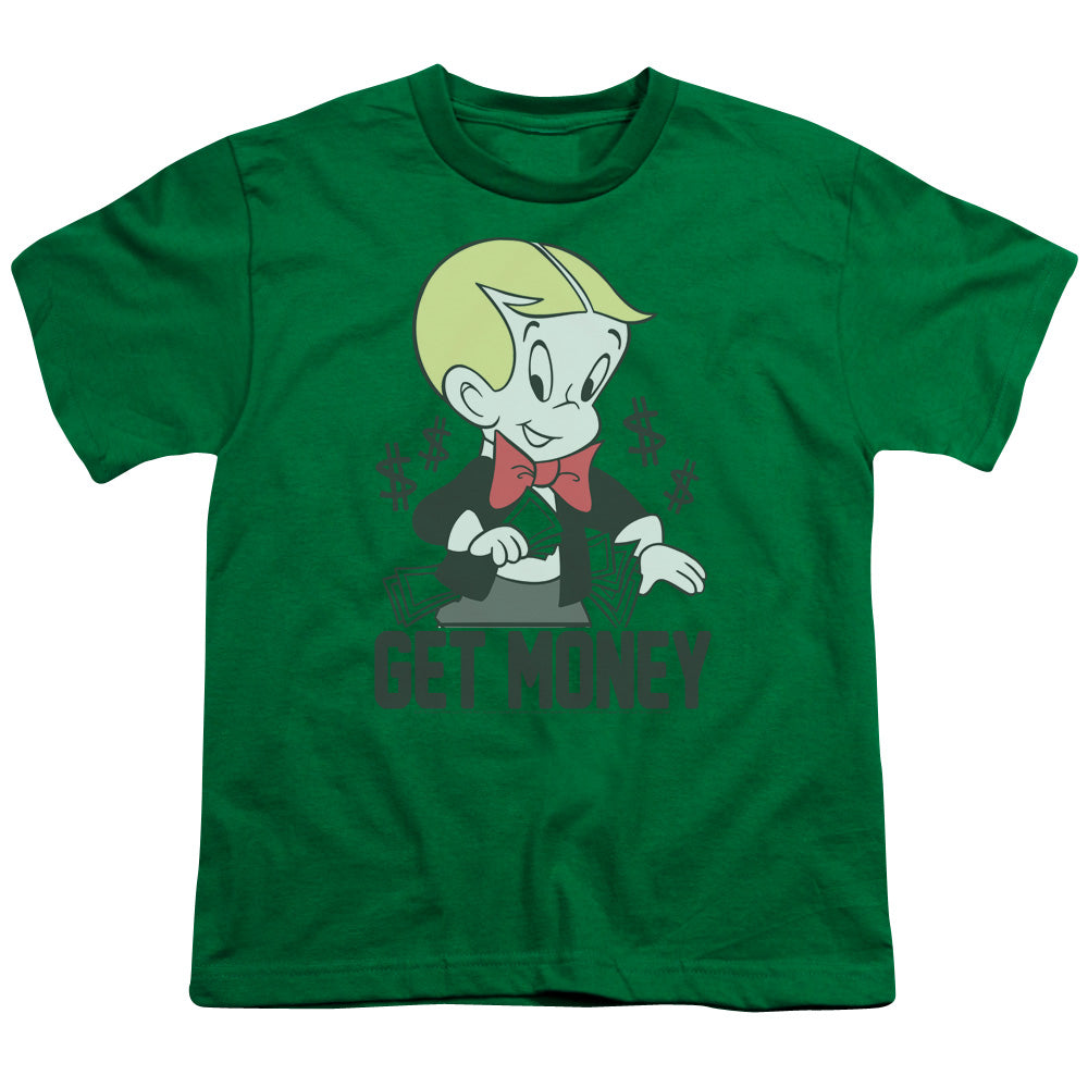 RICHIE RICH/GET MONEY - S/S YOUTH 18/1 - KELLY GREEN