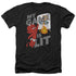 HOT STUFF/GAME IS LIT - ADULT HEATHER - BLACK