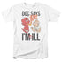 HOT STUFF/DOC SAYS - S/S ADULT 18/1 - WHITE