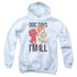 HOT STUFF/DOC SAYS - YOUTH PULLOVER HOODIE - WHITE