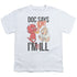 HOT STUFF/DOC SAYS - S/S YOUTH 18/1 - WHITE