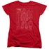 VOLTRON/VOLTRON SCHEMATIC - S/S WOMENS TEE - RED