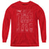 VOLTRON/VOLTRON SCHEMATIC - YOUTH LONG SLEEVE TEE - RED