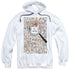 WHERES WALDO/NO CHEATING - ADULT PULLOVER HOODIE - WHITE