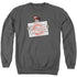 WHERES WALDO/WITNESS PROTECTION - ADULT CREWNECK SWEATSHIRT - CHARCOAL