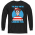 WHERES WALDO/LOOKING FOR ME - YOUTH LONG SLEEVE TEE - BLACK