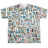 WHERES WALDO/FIGURES (FRONT/BACK PRINT) - S/S YOUTH POLY CREW - MULTI