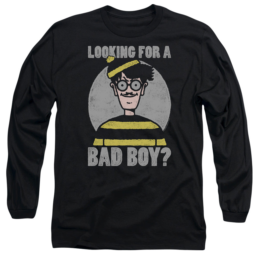 WHERES WALDO/BAD BOY - L/S ADULT 18/1 - BLACK
