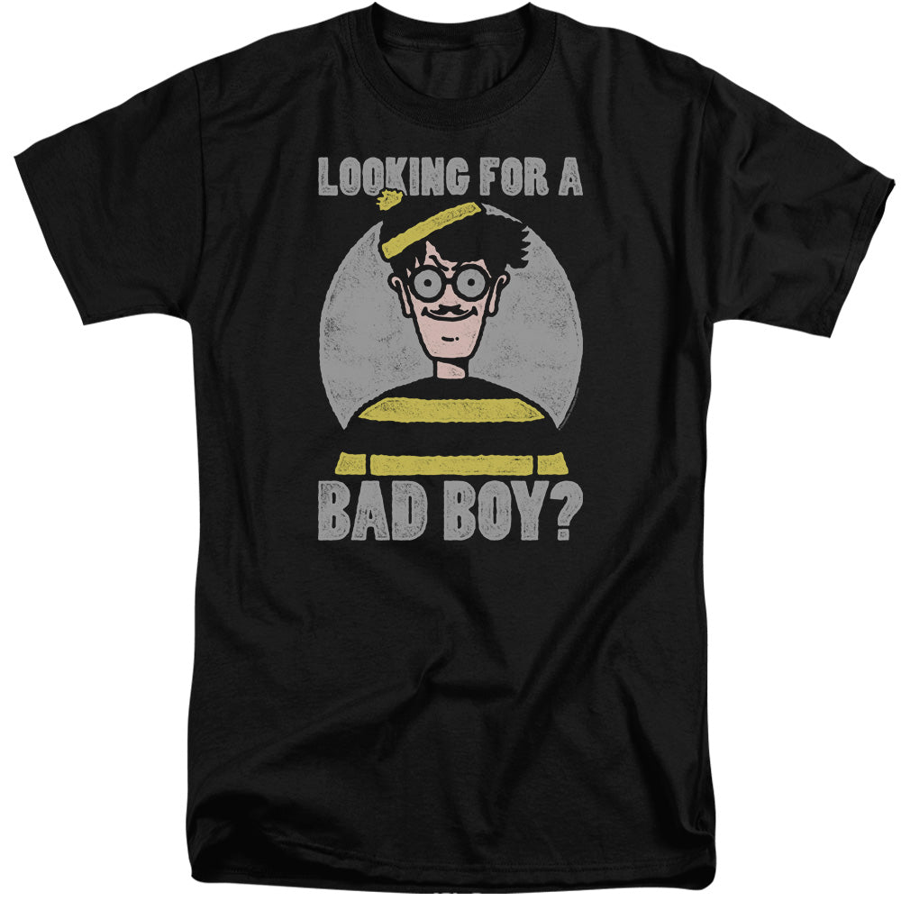 WHERES WALDO/BAD BOY - S/S ADULT TALL 18/1 - BLACK