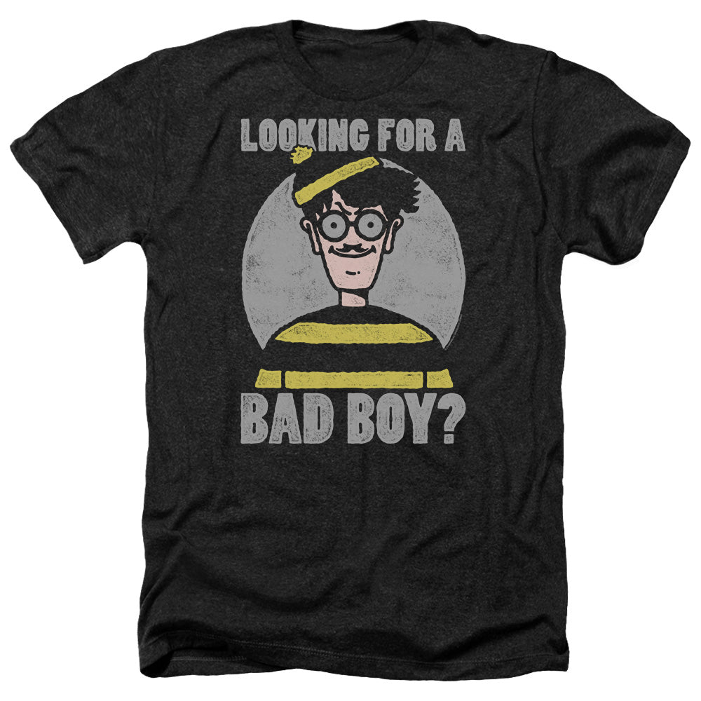 WHERES WALDO/BAD BOY - ADULT HEATHER - BLACK