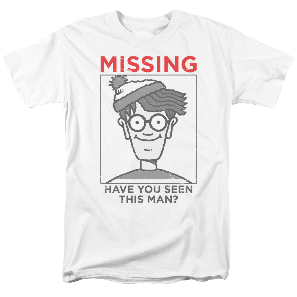 WHERES WALDO/MISSING - S/S ADULT 18/1 - WHITE