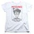 WHERES WALDO/MISSING - S/S WOMENS TEE - WHITE