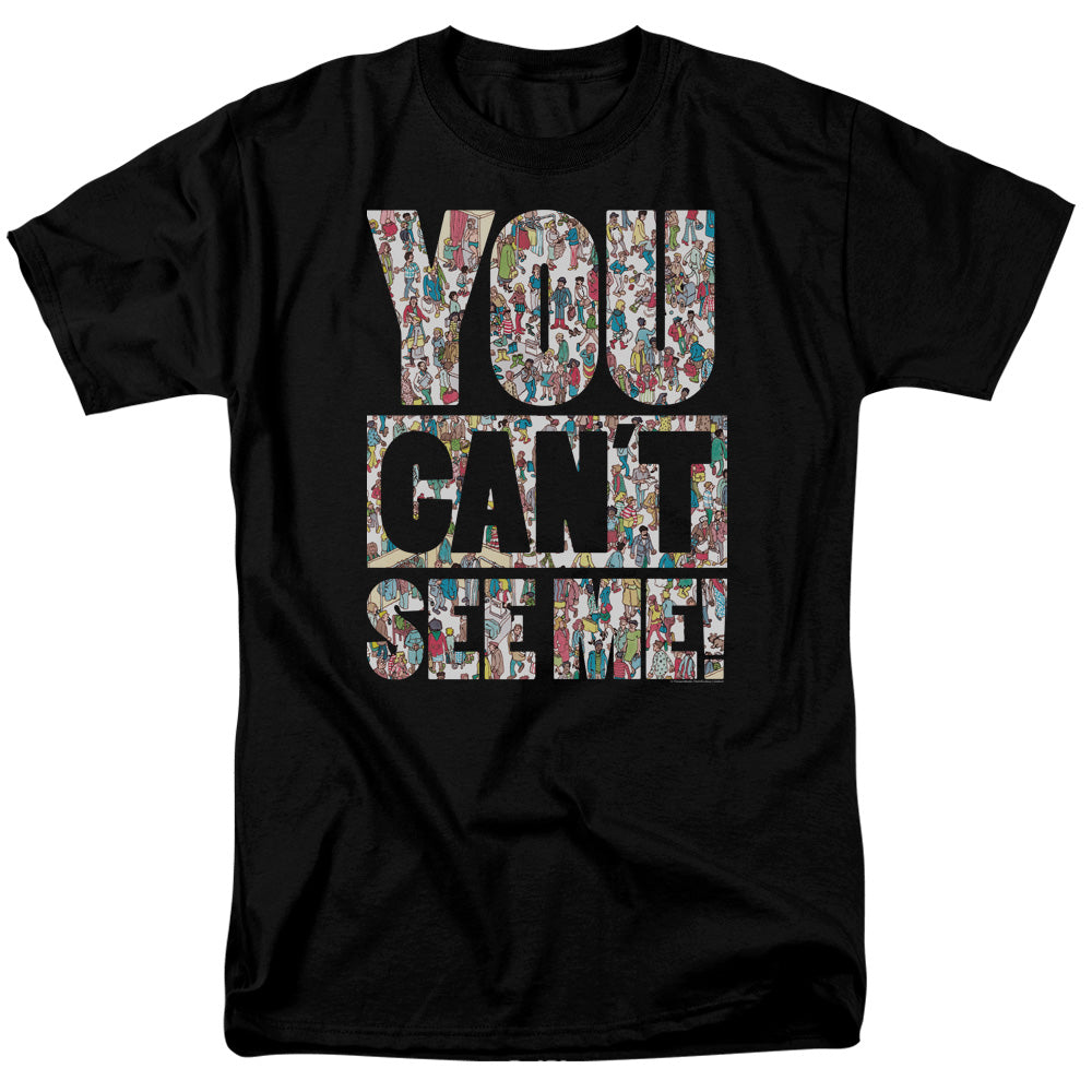 WHERES WALDO/SEE ME - S/S ADULT 18/1 - BLACK