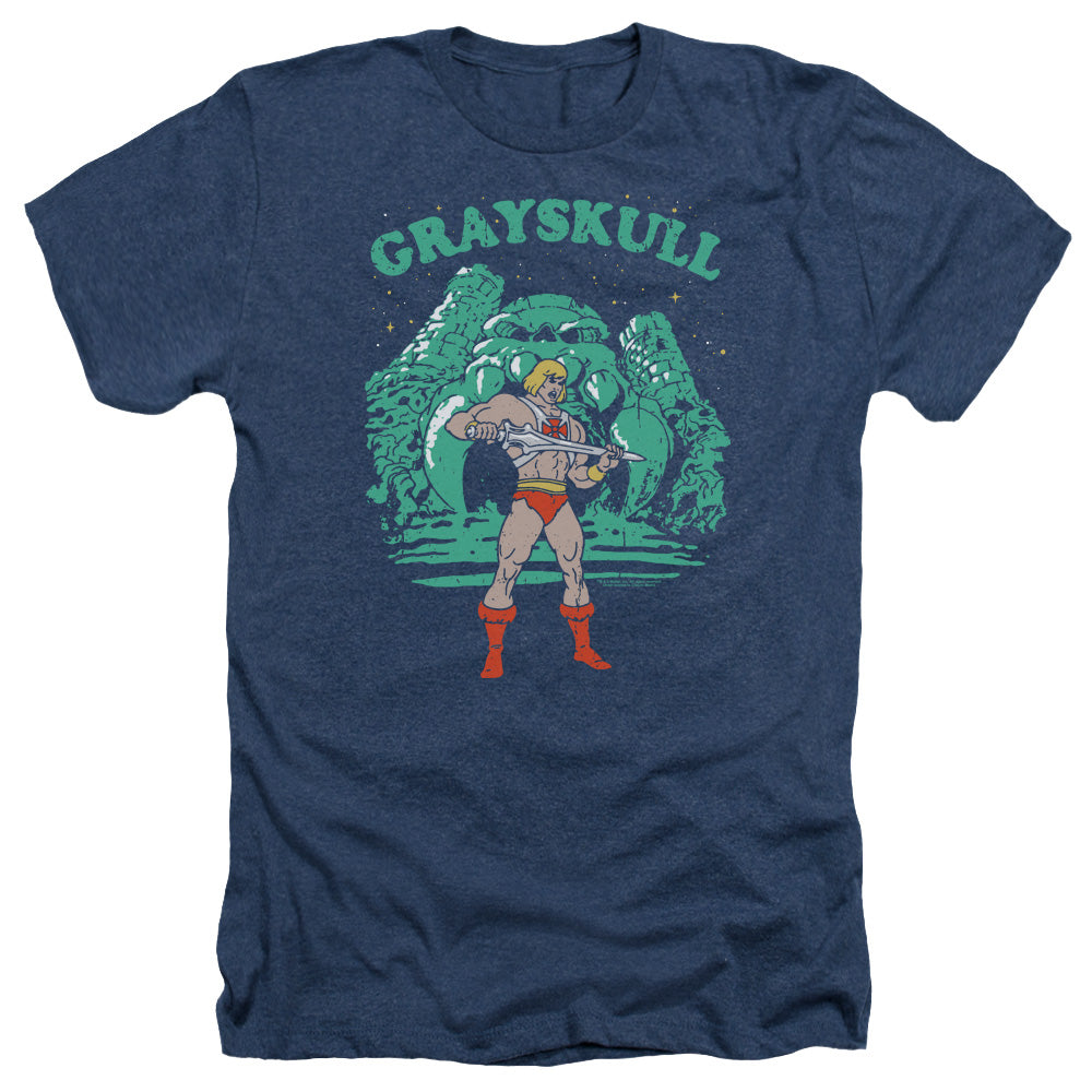 MASTERS OF THE UNIVERSE/GRAYSKULL NIGHTS - ADULT HEATHER - NAVY